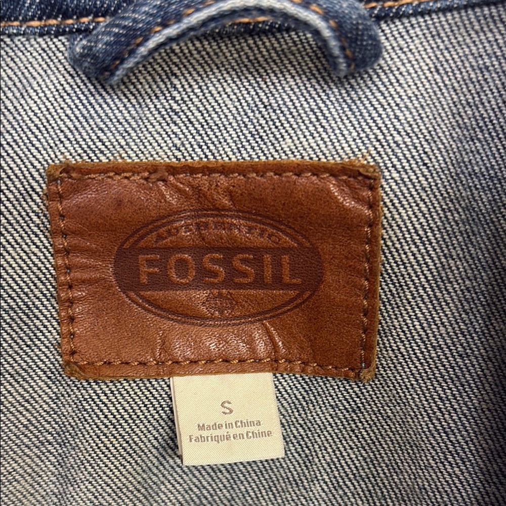 Fossil‎ Denim Sleeveless Vest - Picture 3 of 7